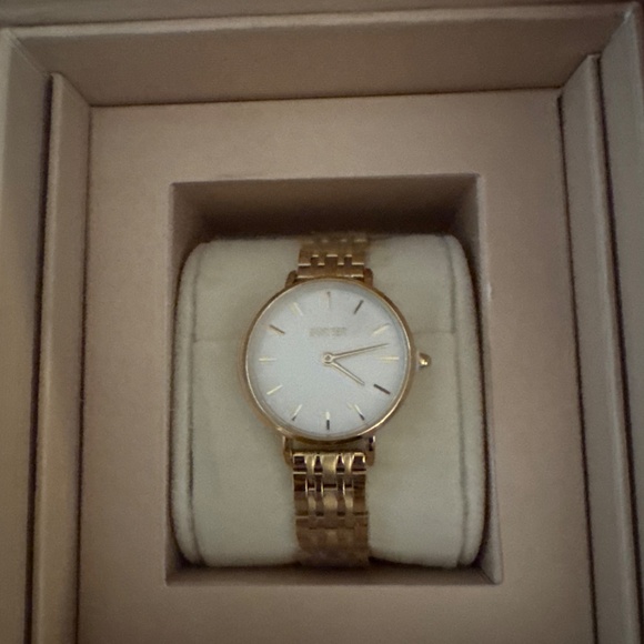 Burker gold stainless steel watch, New - Picture 7 of 7